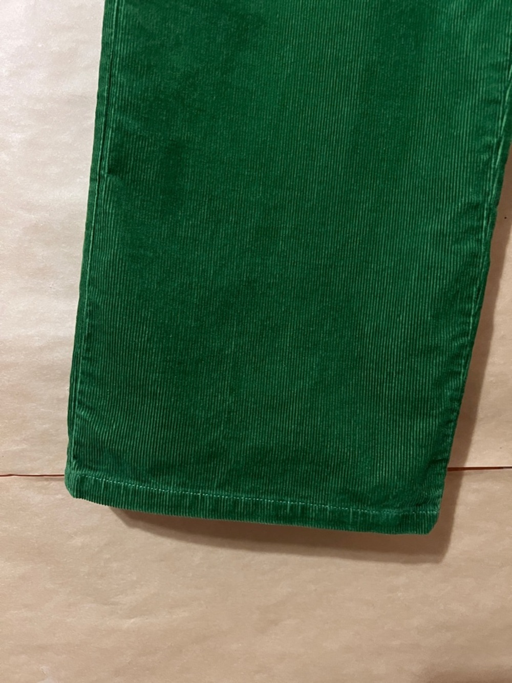 Boden | NWT High Rise Straight Cord Jeans Wide Leg Corduroy Green Size 10 - Picture 6 of 11